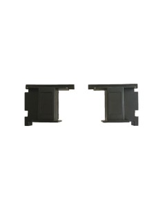 TAPA PERFIL INVERSOR 40X20 NEGRO ANTIGUA (JGO) REF TI 40x20