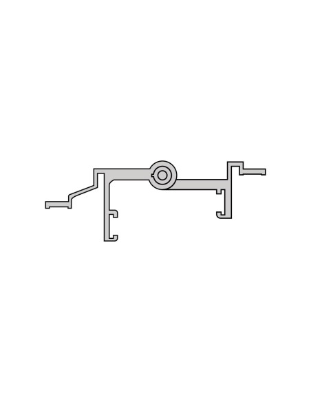 BISAGRA 4  HOJA 40X20 EJE INOX NEGRO DERECHA REF DPT 200