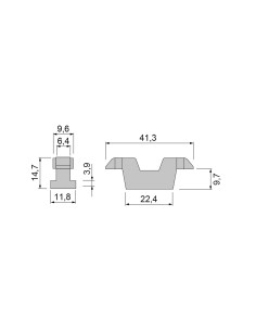 CONTRACIERRE S/300 ALUGOM REF C-9018 