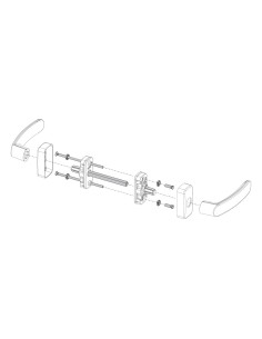 KIT SIRIUS DE FIJACION PARA DOBLE MANILLA D  65MM REF... 2