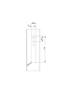 TIRADOR EMBUTIDO FAST LOCK ATORNILLADO NEGRO REF 6397.11 2