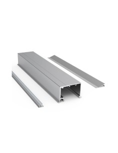 Conjunto perfil superior corredero BLOQ FT. Alum. Lacado...