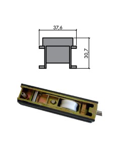 (ANULADO - VER NOTAS) RUEDA B-3-42 ZAMAK REGULABLE...