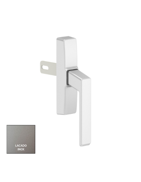 CREMONA DELTA APERTURA EXTERIOR PALA LARGA LACADO INOX REF 703493