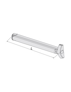 ANTIPANICO FAST TOUCH 3 PUNTOS 1200 MM REF 59811.10.0