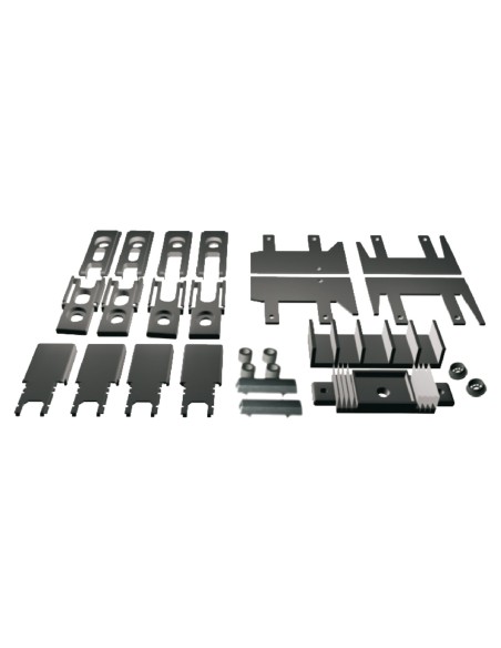 KITS CORREDERA CORTE RECTO  SUPERPUESTOS  CON CORTAVIENTOS CAUCHO REF S/AL-14, S/7180 EXLABESA