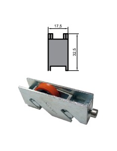 RUEDA S/700 ZAMAK REGULABLE RODAMIENTO DE BOLAS