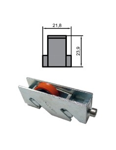 RUEDA S/G-90 ZAMAK REGULABLE RODAMIENTO DE BOLAS