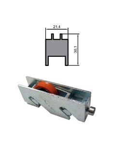 RUEDA S/V-82 ZAMAK REGULABLE RODAMIENTO DE BOLAS