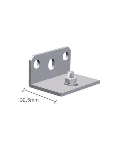 Soporte pared escuadra con regulaci n. 32,5mm