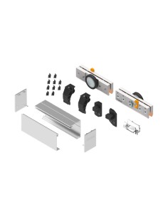 KIT SV-X90 PERFIL SUPERIOR CORREDERO PARA TECHO O PARED...