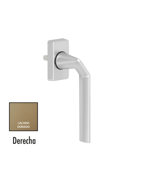 MANILLA LAMBDA MULTIFUNCION PRO ACODADA DERECHA RAL LACADO ORO REF 712493
