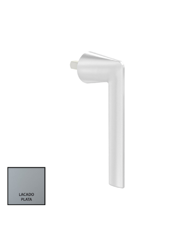 MANILLA MINIMALISTA LAMBDA LACADO PLATA REF...