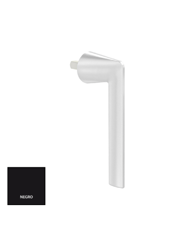 MANILLA  MINIMALISTA LAMBDA LACADO NEGRO REF...
