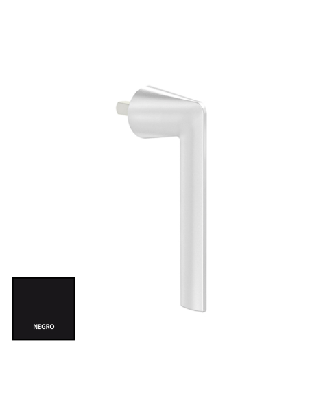 MANILLA  MINIMALISTA LAMBDA LACADO NEGRO REF K770802