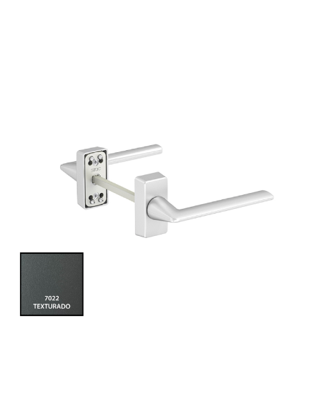 MANILLA LAMBDA RECUPERABLE JUEGO LACADO RAL 7022TXT REF 710592
