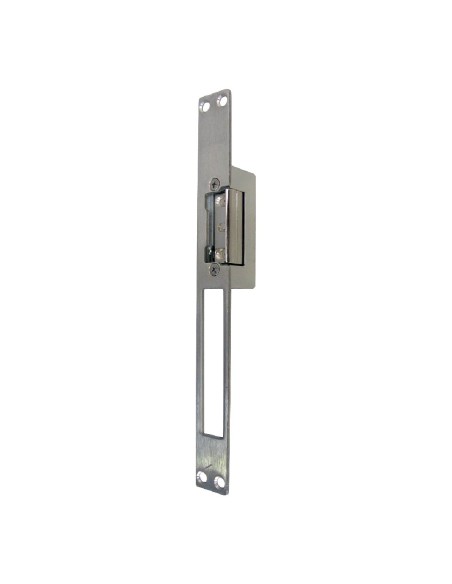 CERRADERO ABREPUERTAS ELECTRICO ESPECIAL PRECARGA  SERIE 99 PRELOAD  LARGO FRENTE 22 MM INOX Y MTV REF 99-2 PL ABDF 400/LX22