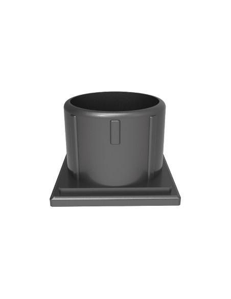 MULTIBASE PARA TUBO 100X100 /  80 /  100 MM NEGRO REF MBA8010 NEG