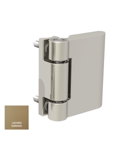 BISAGRA PEGASO CONTRAVENTANA LACADO ORO REF 10000193