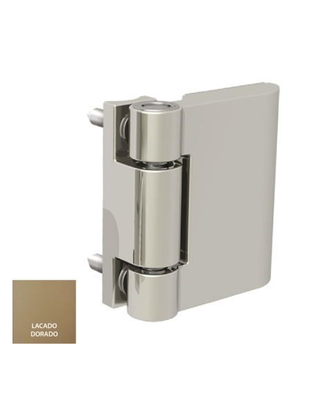 BISAGRA PEGASO CONTRAVENTANA LACADO ORO REF 10000193