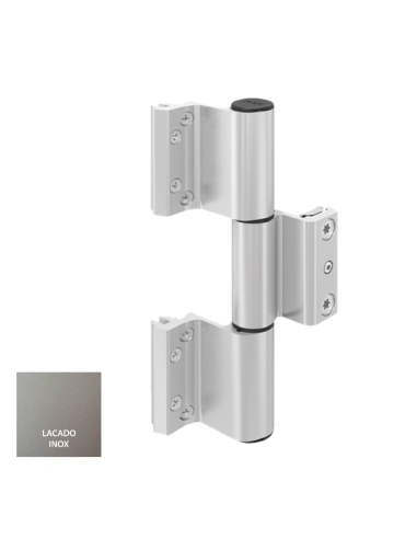 BISAGRA ACRUX  CANAL 16  3 PALAS LACADO INOX...