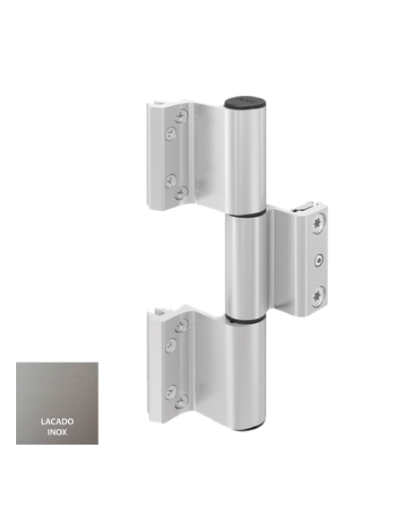 BISAGRA ACRUX  CANAL 16  3 PALAS LACADO INOX REF P017D93