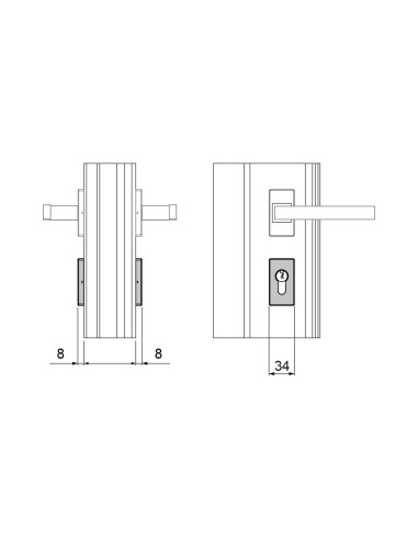 EMBELLECEDOR KAIROX RECTO AISI 304 REF 260100