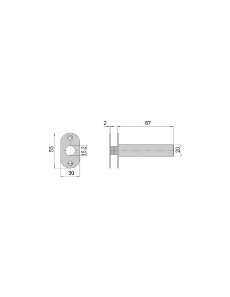 PASACABLES VERTICAL CORTO REF 06515.00.0