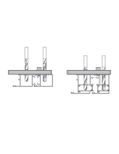 PLANTILLA DE TALADRO REGULABLE BISAGRA ARIES REF P-010-01 2