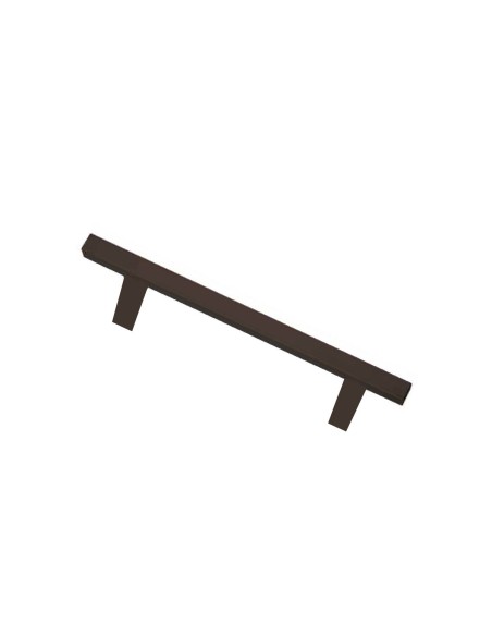 TIRADOR NEGRO CUADRADO DESPLAZADO 25X25X500MM REF EQ-M861