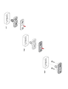 KIT SIRIUS DE FIJACION CON TORNILLOS ROSCACHAPA REF K0771-04 2