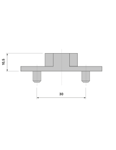 CERRADERO CORTO (10,5MM)  CLASE 20 REF. 153100