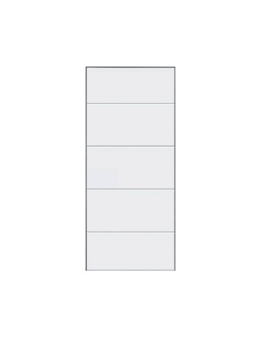 PANEL BORO STOCK (4 LINEAS EMBUTIDAS) 2000X800X20 MM COLOR 9016 TXT AXALTA ID 802