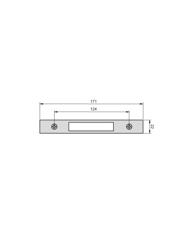 CERRADERO CAMARA EUROPEA ALUMINIO REGULABLE SUP/INF BLANCO REF 3018B