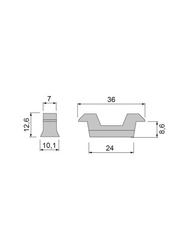 CONTRACIERRE S/2300, S/400 ALUGOM Y S/ELITE VENTANA REF C-9022