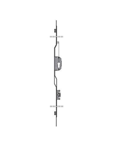 MULTIPUNTO AGUJA 15MM CON LLAVE L1600 (EXLABESA 127103)