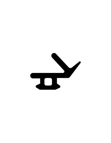 JUNTA HOJA/MARCO EXTERIOR EPDM BASE CLIPADA REF 41363 (OMEGA E INSIGNIA ALUMED 82115)