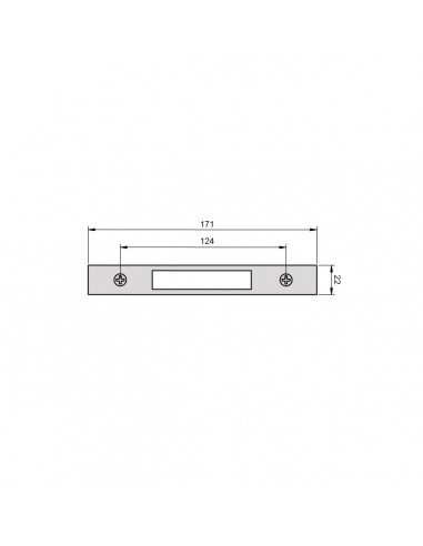 CERRADERO CAMARA EUROPEA ALUMINIO REGULABLE SUP/INF NEGRO REF 3018N