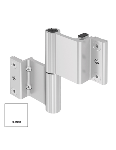 BISAGRA CARINA 4  HOJA CE BLANCO DERECHA REF 018D01