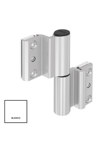 BISAGRA ACRUX FR  CANAL CENTRADO  BLANCO DERECHA REF 030D01 
