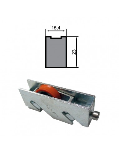 RUEDA S/ELITE VENTANA ZAMAK REGULABLE RODAMIENTO DE BOLAS 