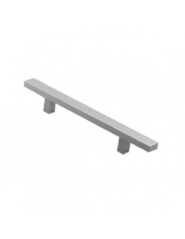 TIRADOR INOX RECTANGULAR RECTO DOBLE 40X20X500MM REF 114PR30050090