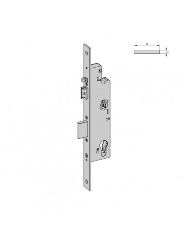 CERRADURA AUTOMATICA 1 PUNTO SIN CILINDRO REF 4A300.35