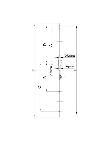 MULTIPUNTO AGUJA 15MM CON LLAVE L1600 (EXLABESA 127103)