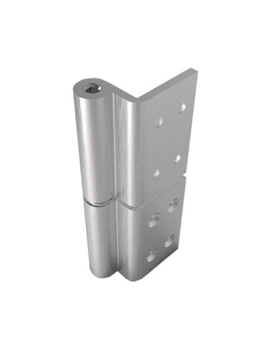 BISAGRA ANCLAJE DIRECTO EJE DESPLAZADO PLATA IZQUIERDA REF 413-3